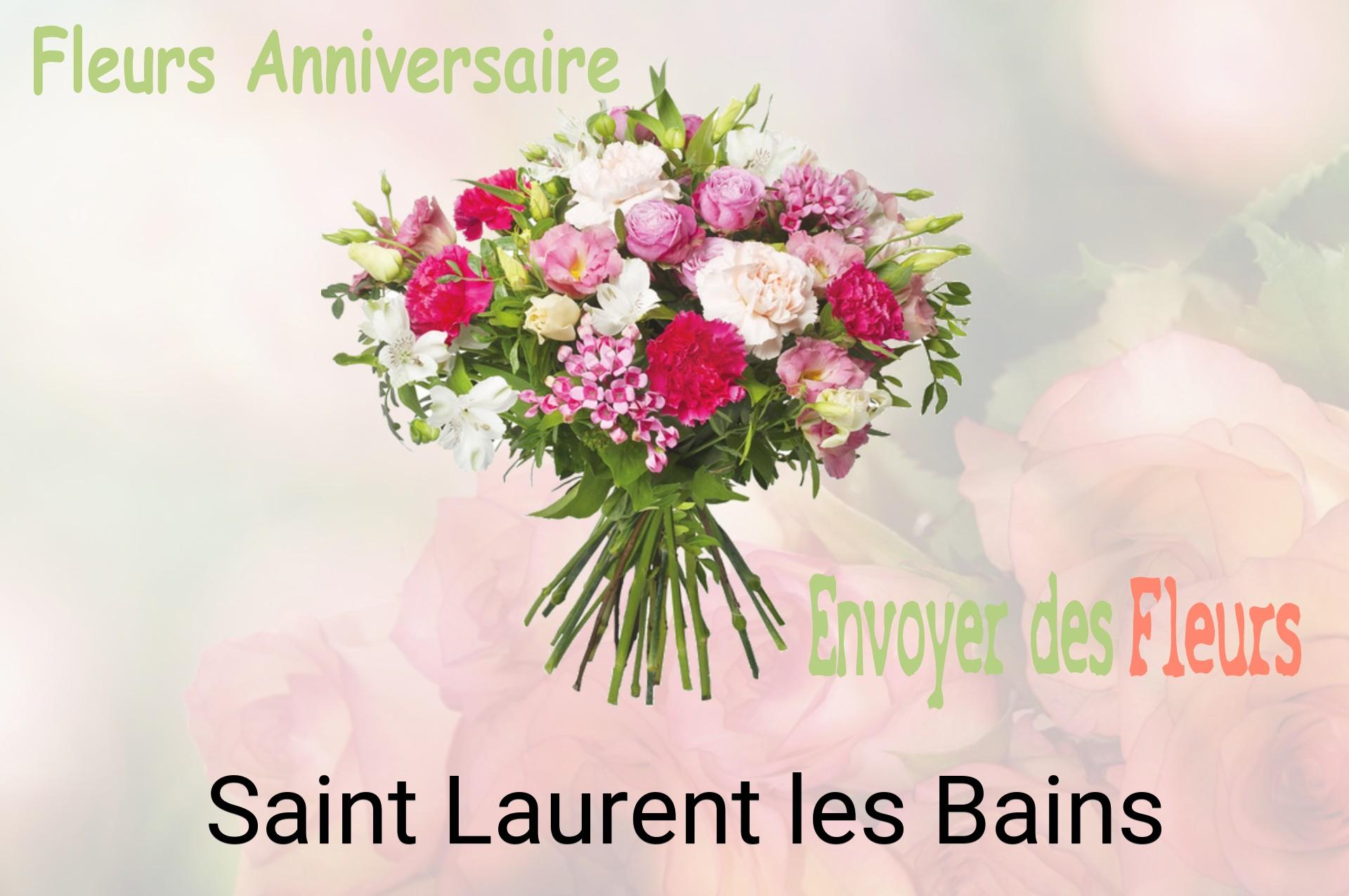 Bouquet de fleurs d’anniversaire livré à Saint-Laurent-les-Bains